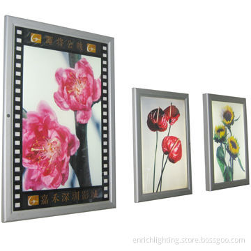 LED Light Boxes with Single Face, Aluminum Frame, Super Slim, 23mm, Energy-saving LED Light Source